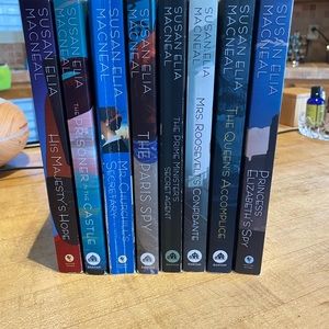 Set of 8 Susan Elia MacNeal ‘Maggie Hope’ mysteries.